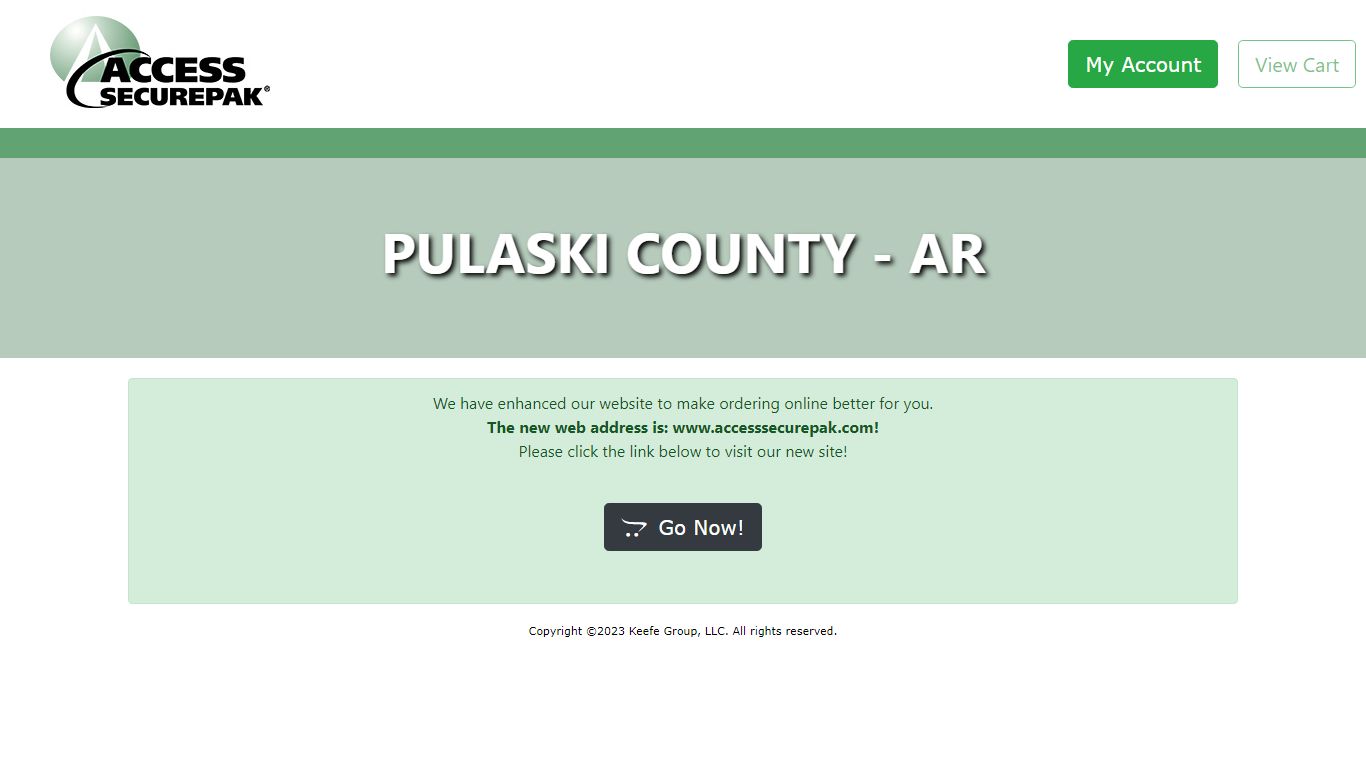 Pulaski County Package Program - AR - Access Securepak