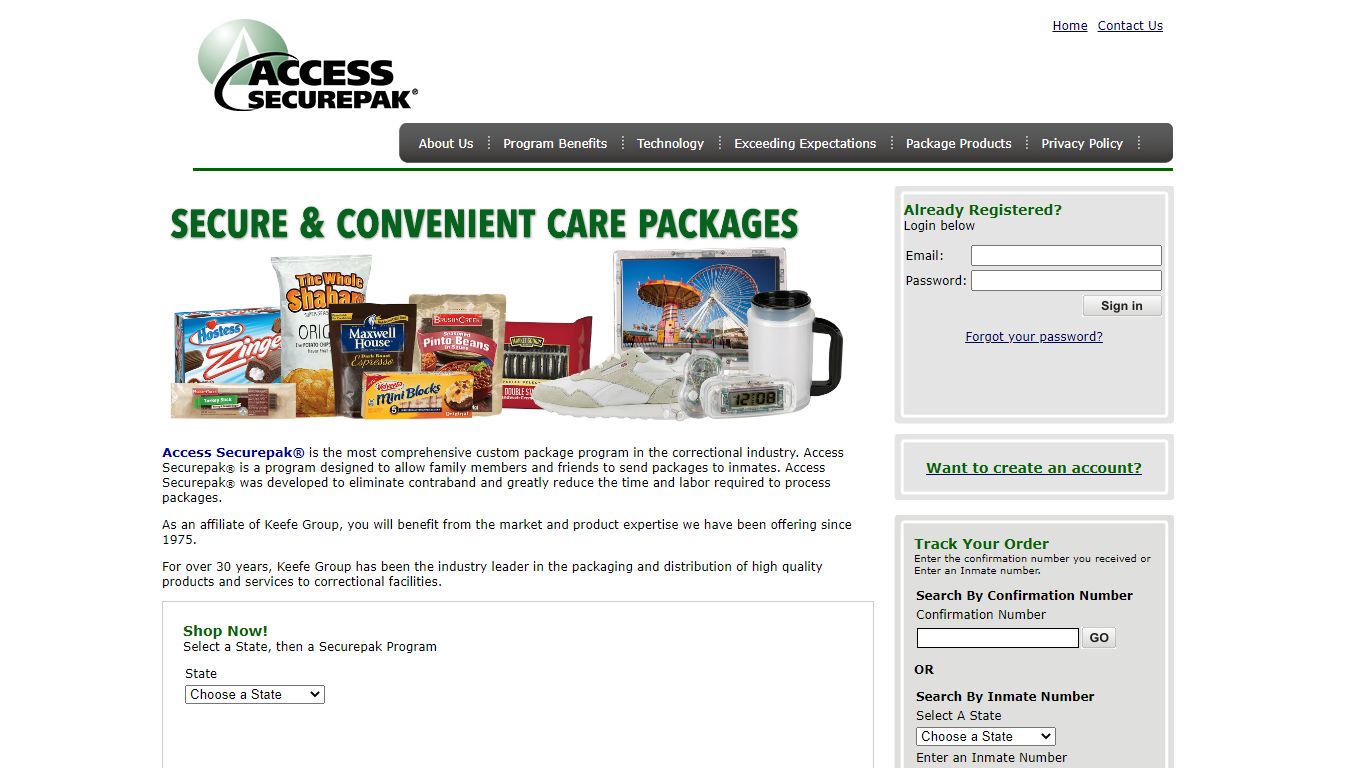 Access Securepak - Pulaski County Package Program - AR - FAQ's