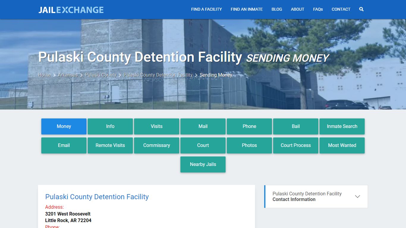 Pulaski County Detention Facility Sending Money - Jail Exchange